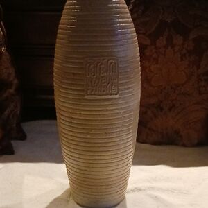 Elegant Cream Textured Vase